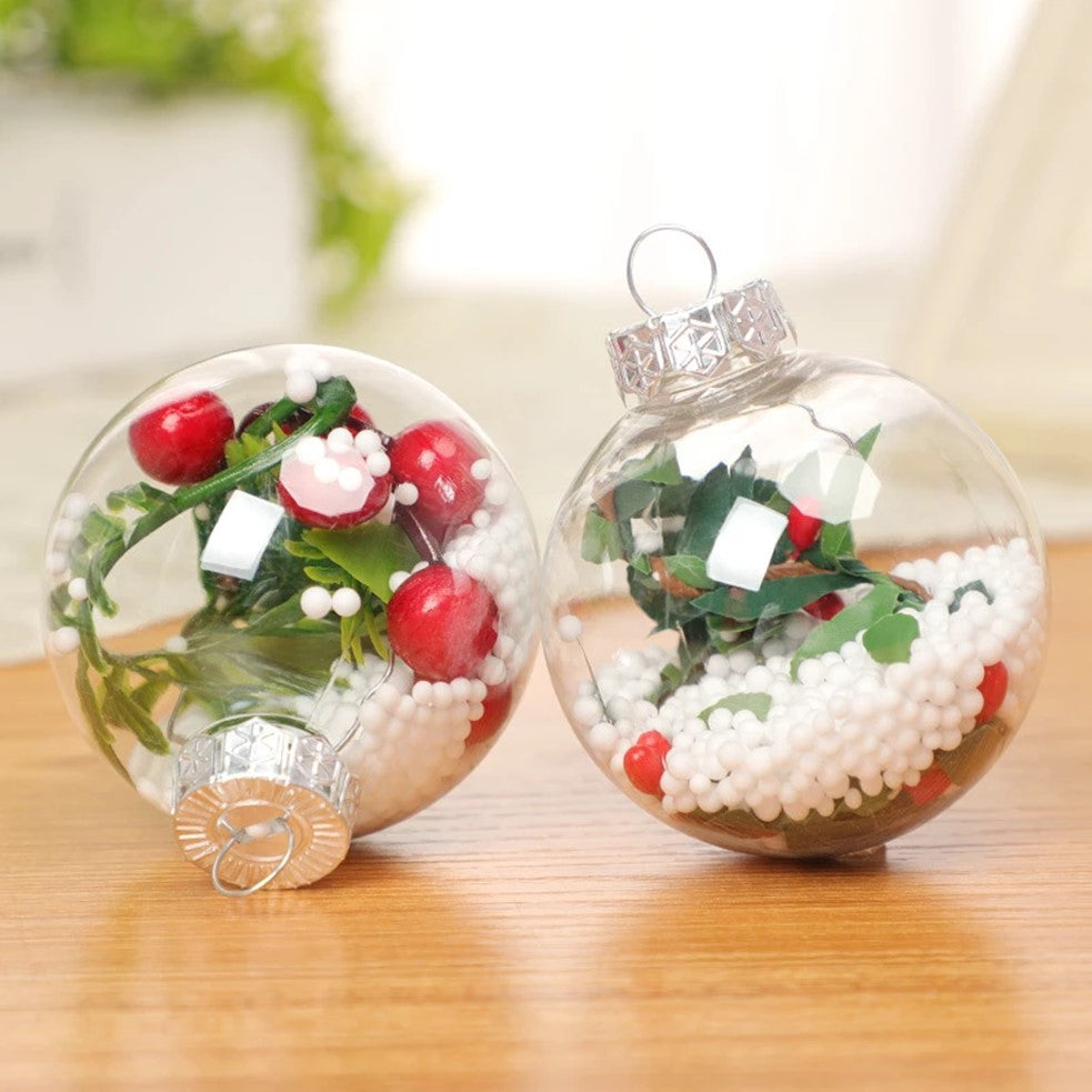 Fillable Bauble Christmas Fillable Bauble - Plastic - DIY Gift Sets - IN Stock – Triple ...